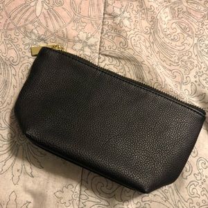 Black makeup bag
